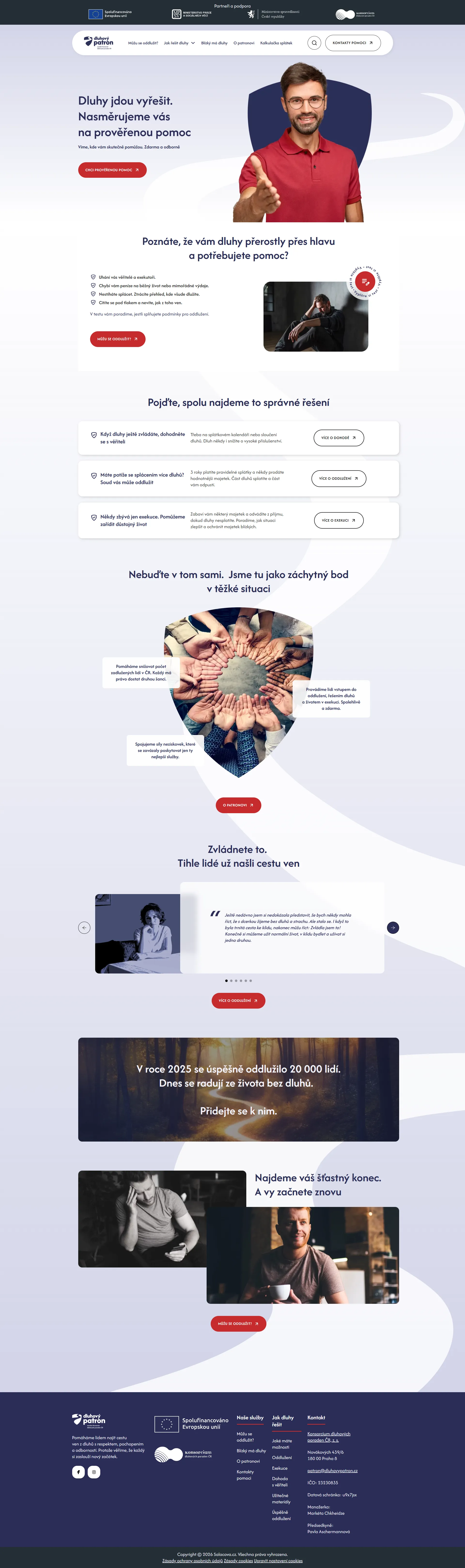 Elegant web design - naše reference - Dluhový Patron