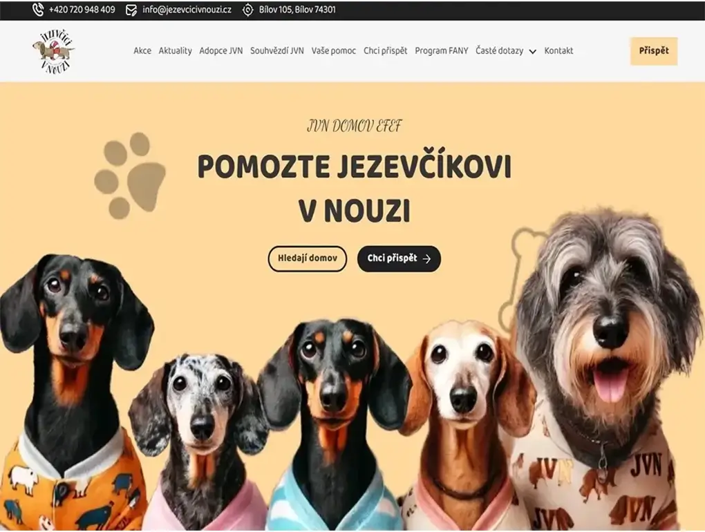 Reference - Jezevčíci v nouzi