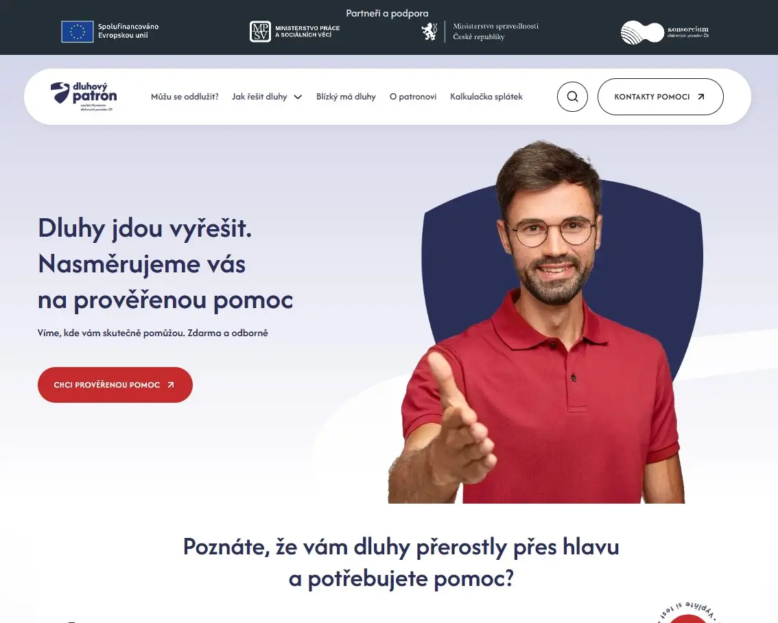 Dluhový patron - reference Elegant web