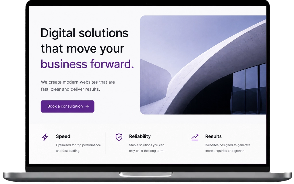 Modern websites - Elegant web agency