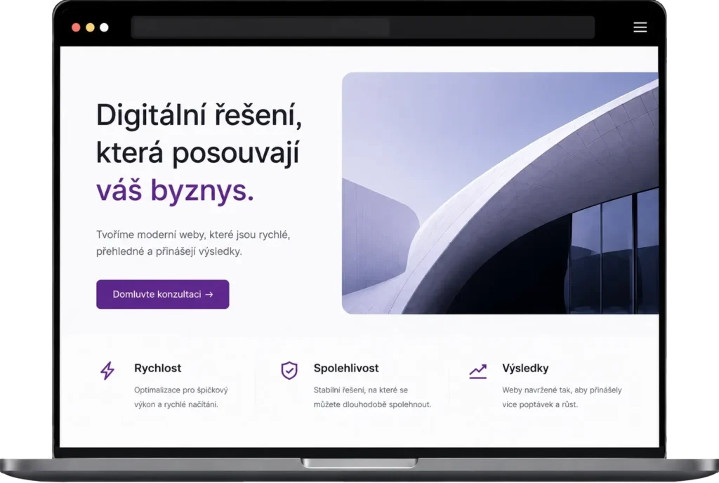 Moderní webové stránky - Elegant web agency