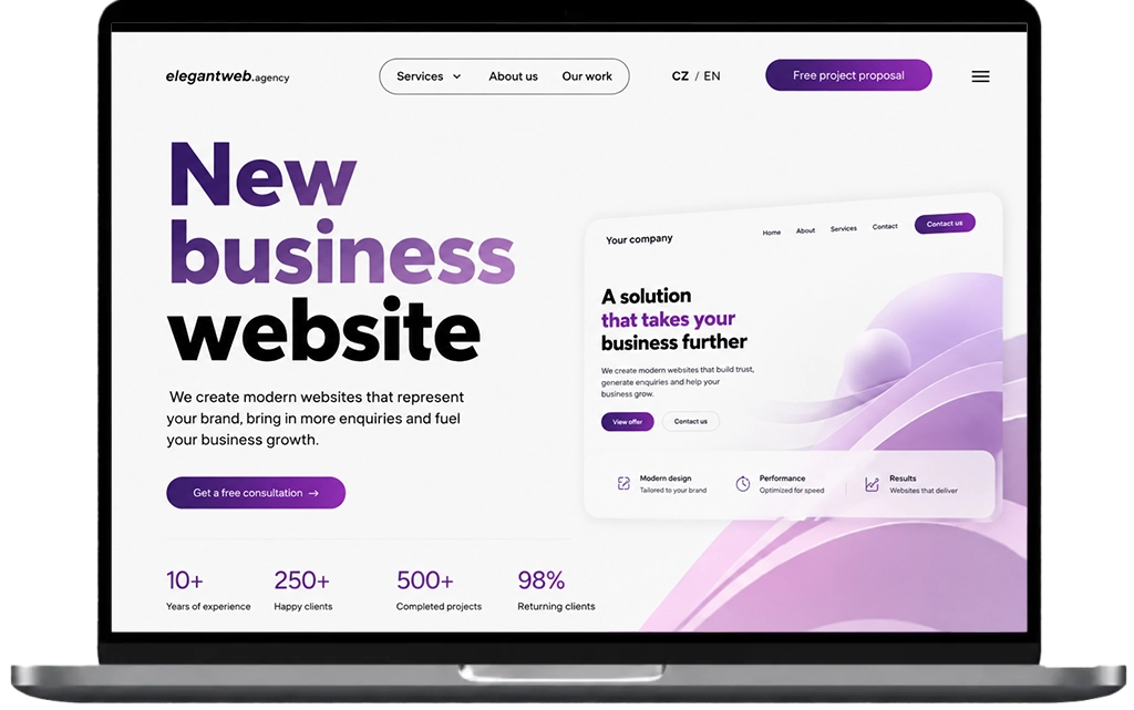 New business website