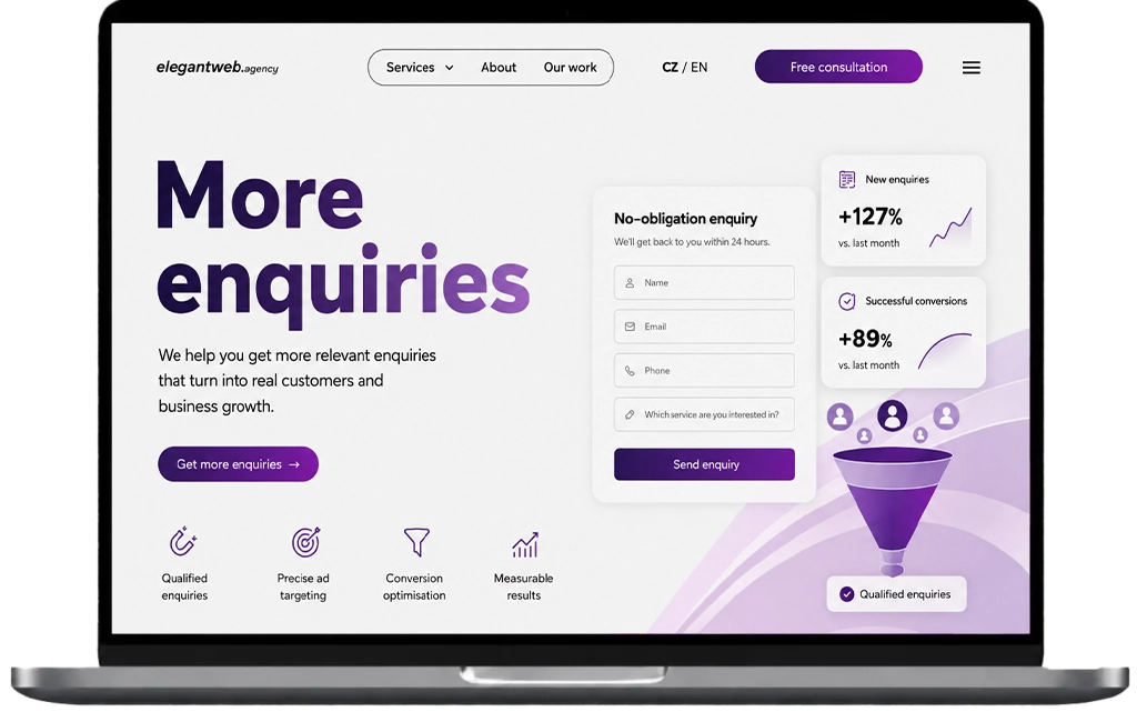Conversion-focused website