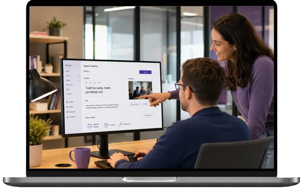 Budu si moct web upravovat sám?