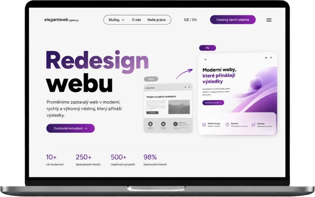 Redesign webů