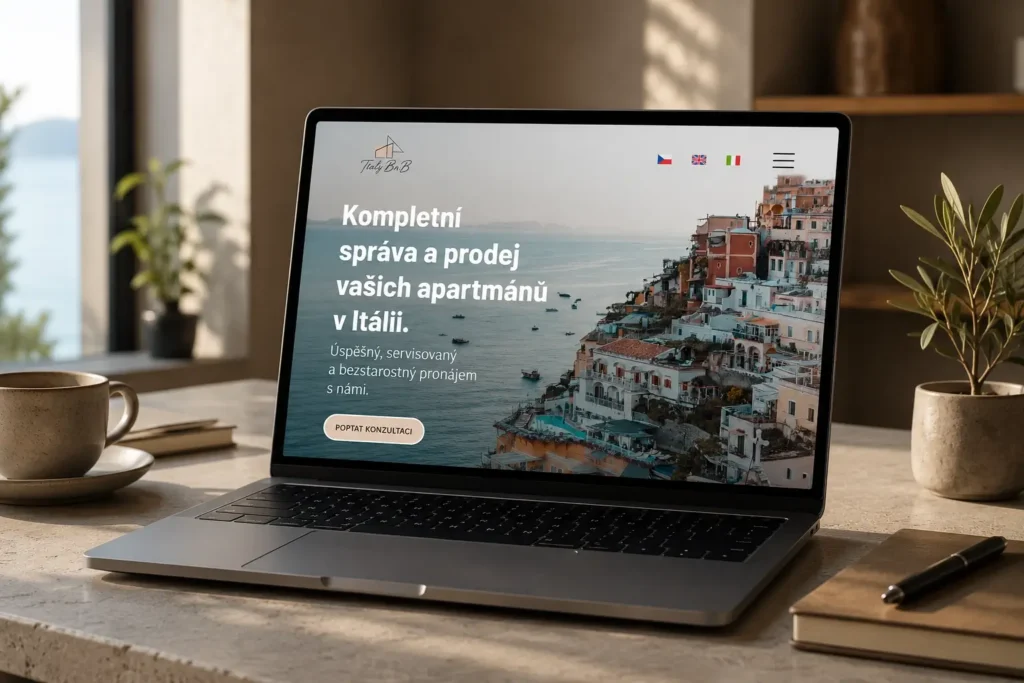 Elegant web design - naše reference - Italy BNB