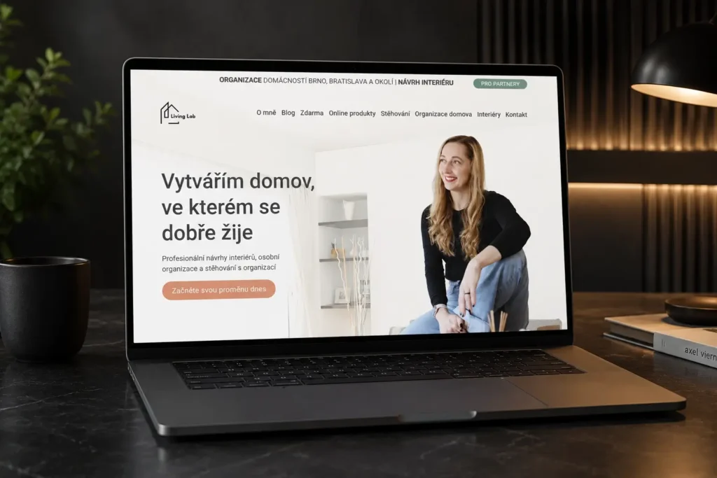 Elegant web design - naše reference - Living Lab