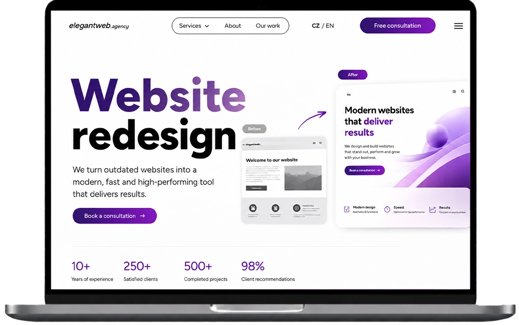 Website redesign